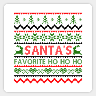 Santas favorite ho ho ho Sticker